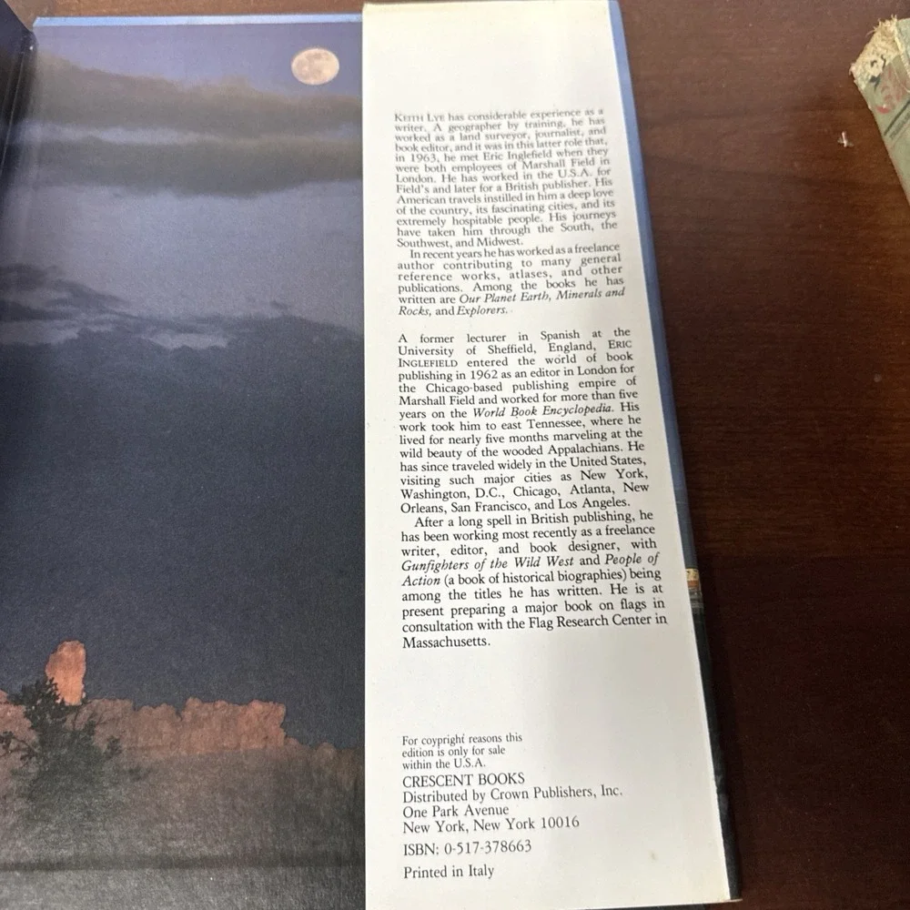The Beauty Of America [Hardcover] Keith Lye and Eric Inglefield
